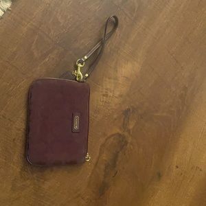 Coach wristlet